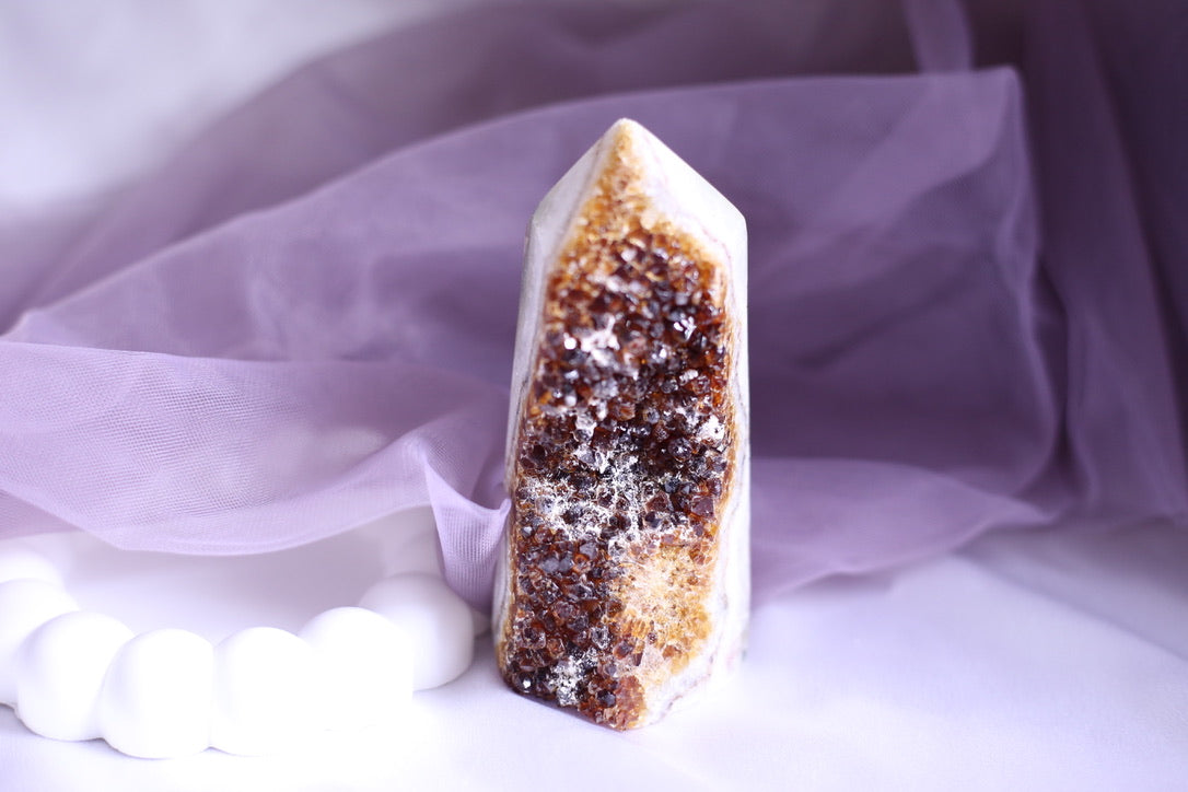 Lucky Brazilian Thousand Layer Citrine Pillars