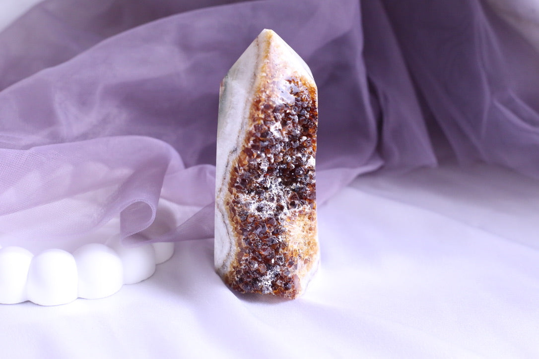 Lucky Brazilian Thousand Layer Citrine Pillars