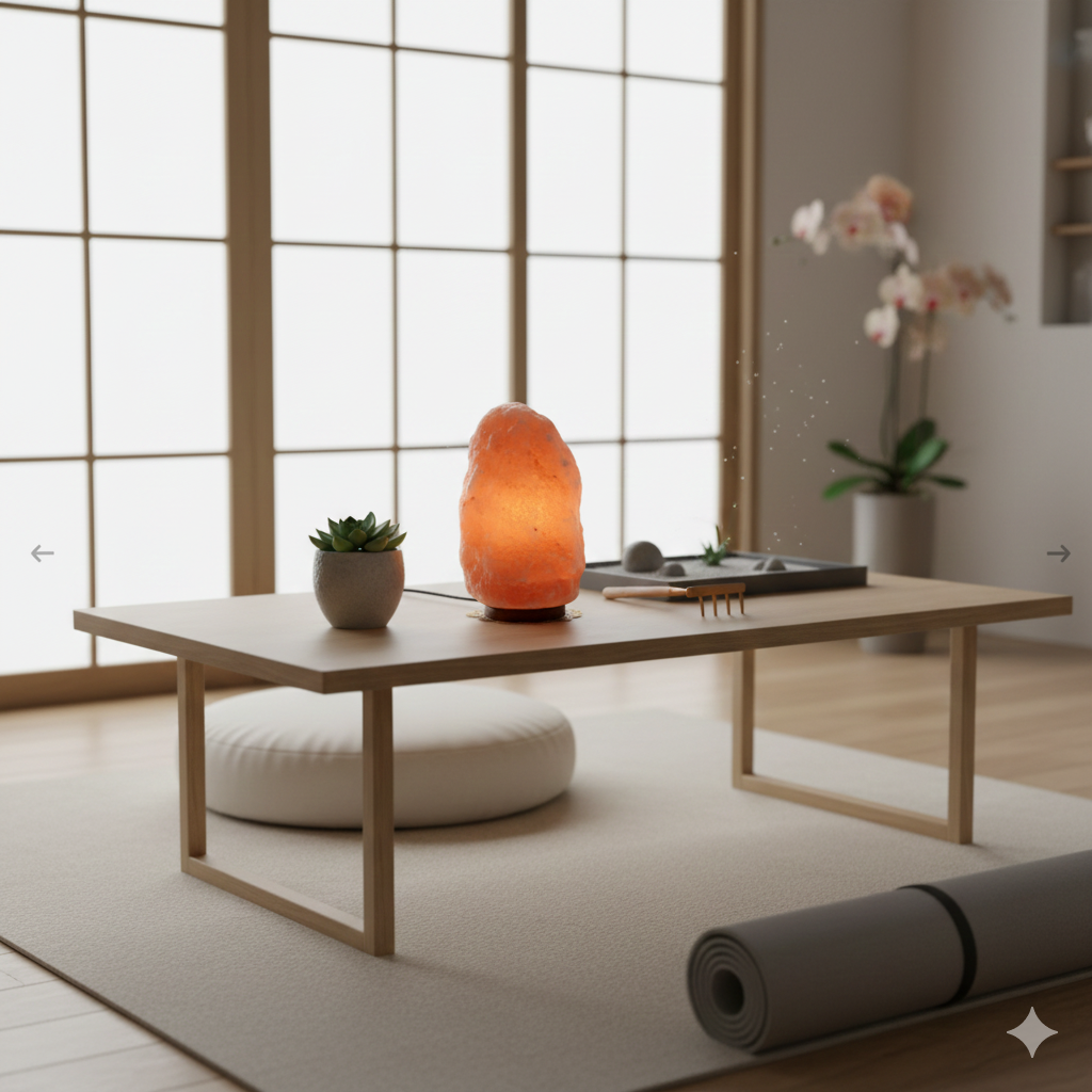 喜馬拉雅山粉紅岩鹽燈 ｜提升財運 ｜淨化空間