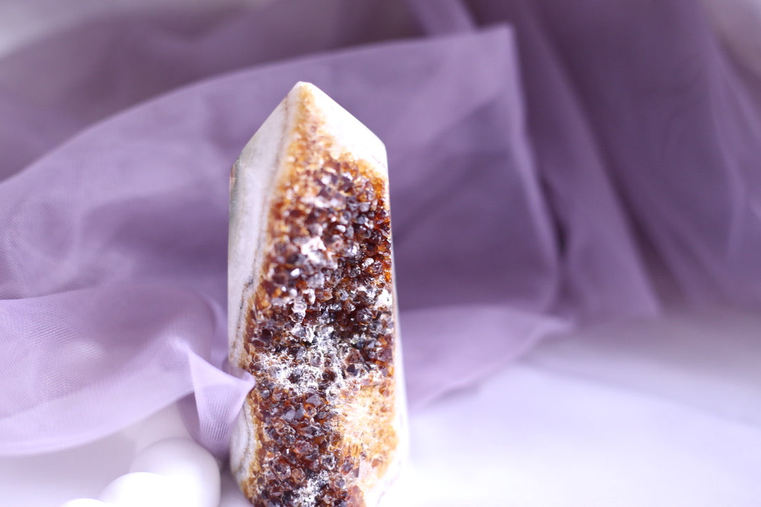 Lucky Brazilian Thousand Layer Citrine Pillars