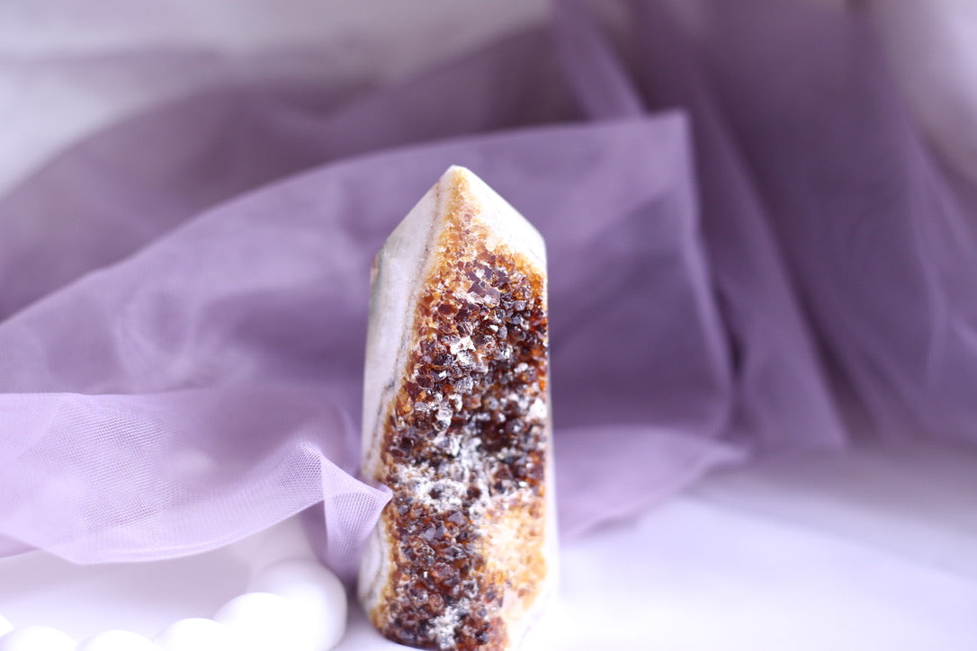 Lucky Brazilian Thousand Layer Citrine Pillars