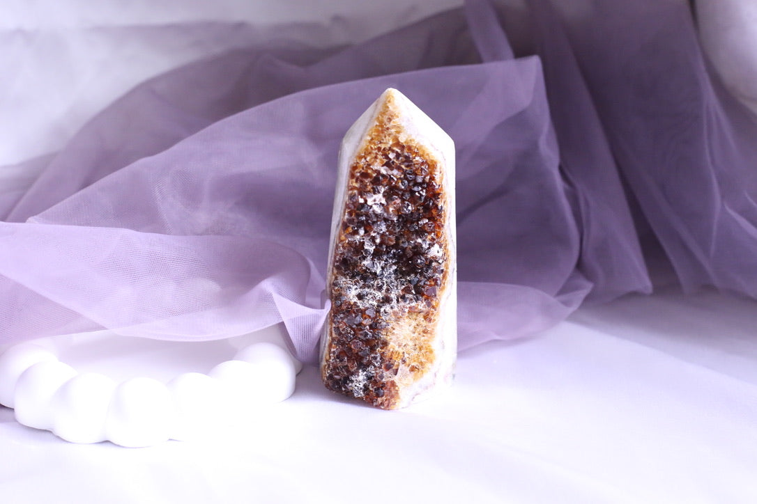 Lucky Brazilian Thousand Layer Citrine Pillars