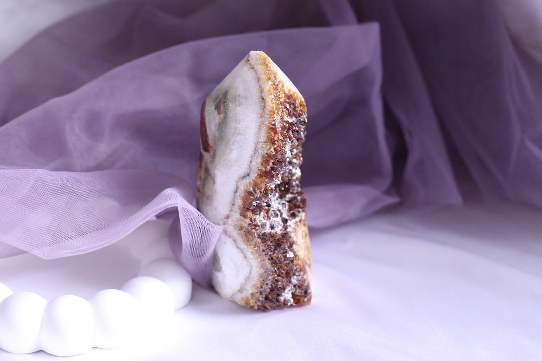 Lucky Brazilian Thousand Layer Citrine Pillars