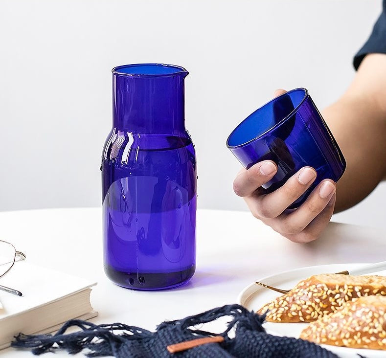 [Aura Enhanced Version] Zero Limit Ice Blue Water Bottle Set (Water Bottle + Water Cup) - 550ml