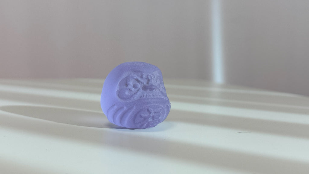 紫琉璃達摩｜守護智慧，招財轉運，貴人自來